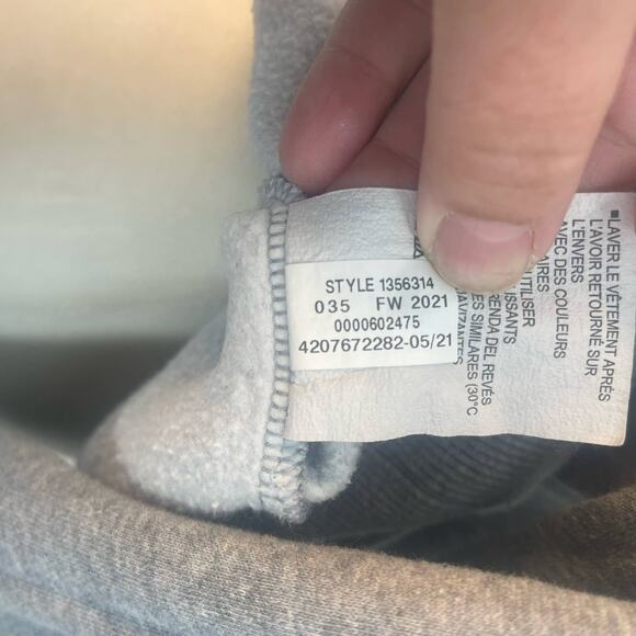 Under Armour Women's Wrap Neck Fleece Sweatshirt M Gray Pullover Logo Long Sl - Picture 5 of 8